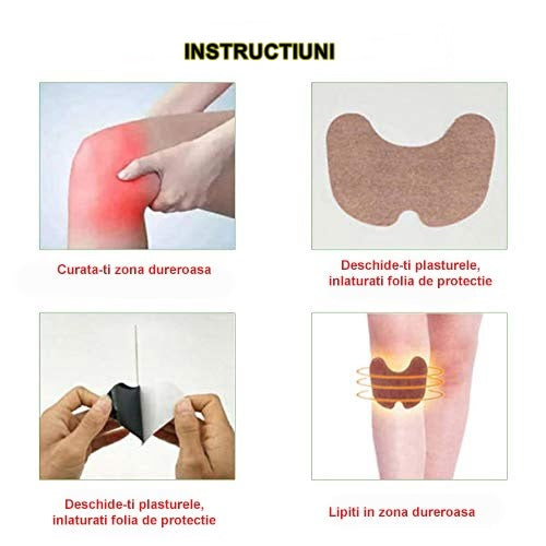 SET 30X PLASTURI PENTRU AMELIORAREA DURERILOR ARTICULARE