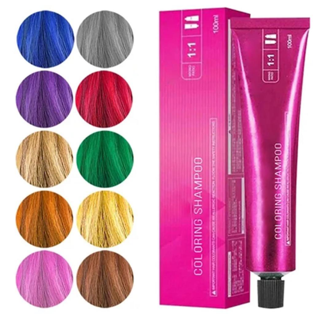 SAMPON COLORARE PAR (apasa pentru ati alege nuanta)