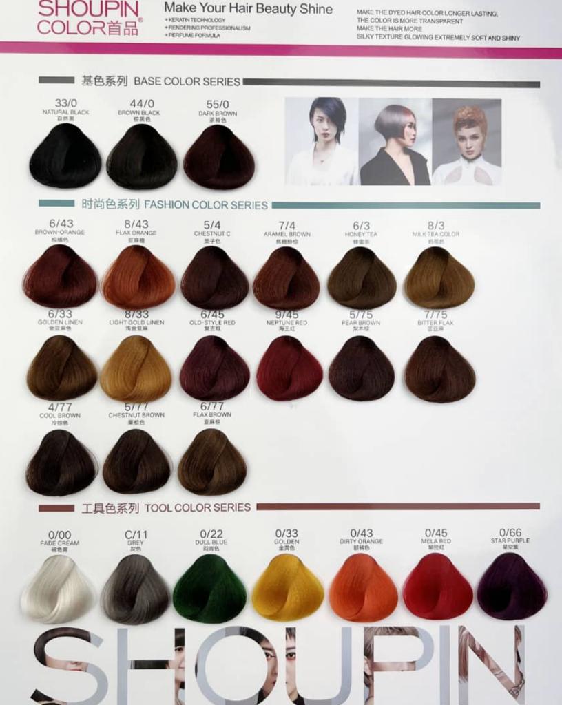 SAMPON COLORARE PAR (apasa pentru ati alege nuanta)