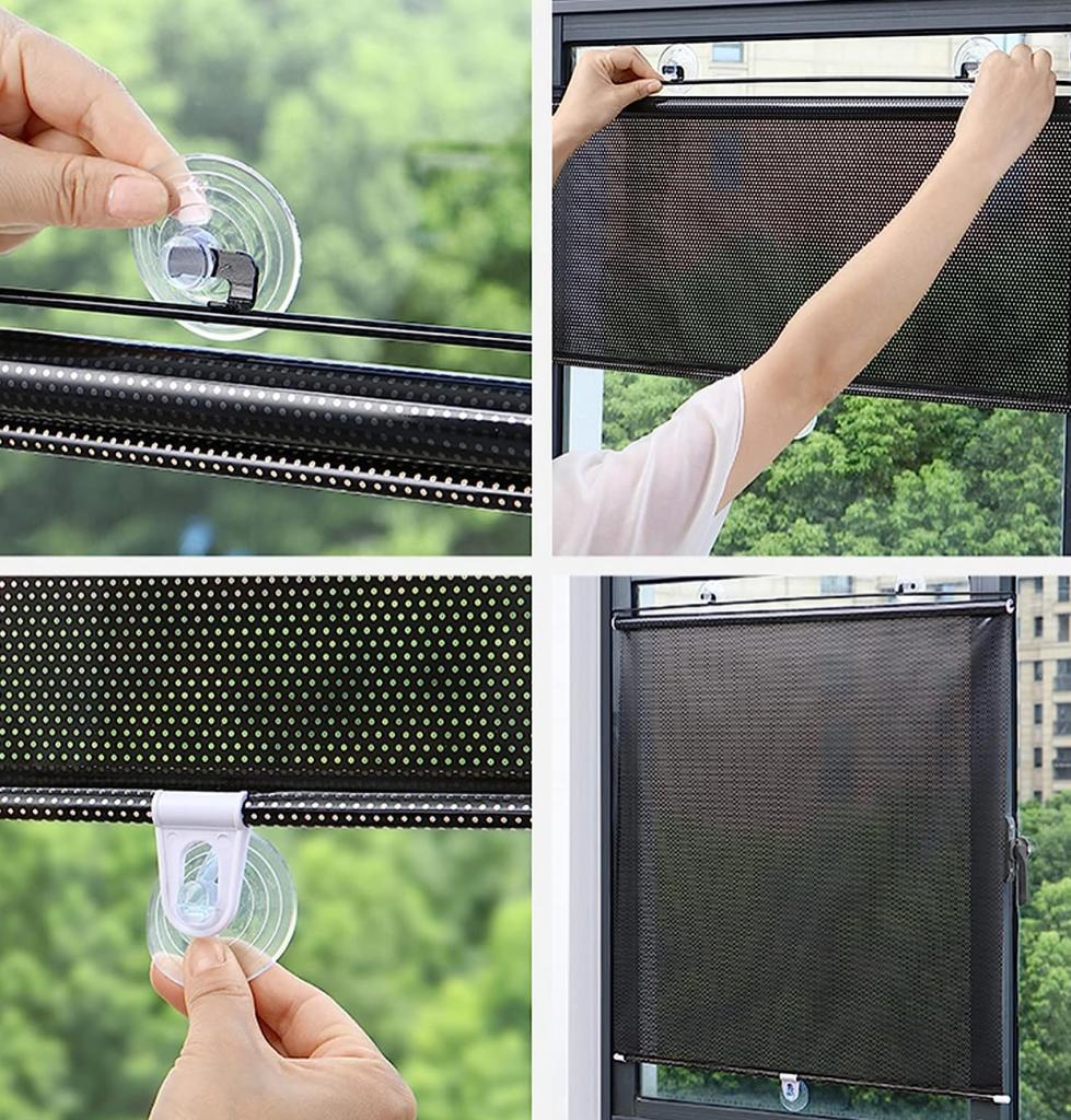 PARASOLAR RETRACTABIL PENTRU MASINA SI CASA 68cmx 125cm