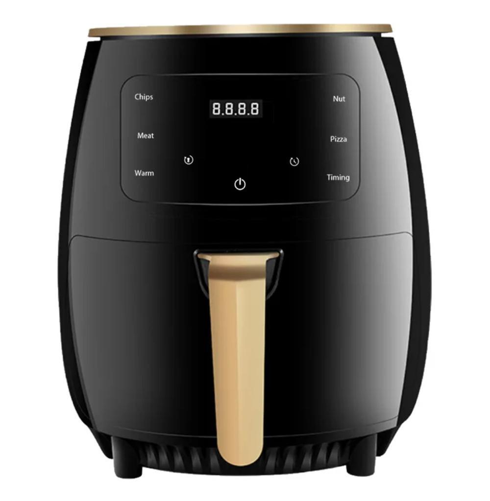 FRITEUZĂ CU AER CALD, CAPACITATE 6 L, AFISAJ LCD