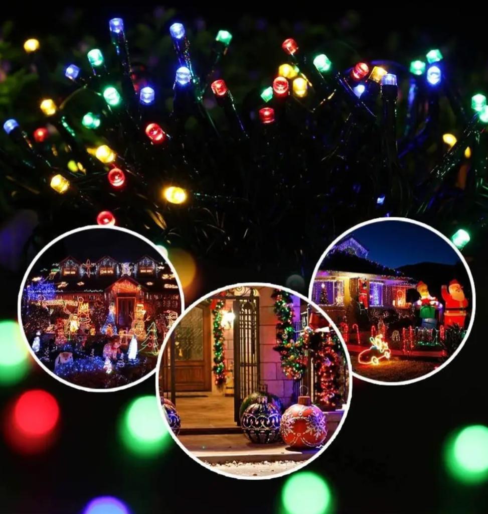 SET 2 X INSTALATIE 100 LED PENTRU EXTERIOR CU INCARCARE SOLARA