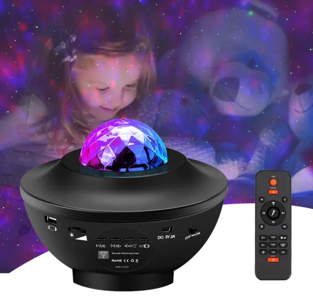 PROIECTOR 10 CULORI, LASER + BOXA BLUETOOTH + TELECOMANDA
