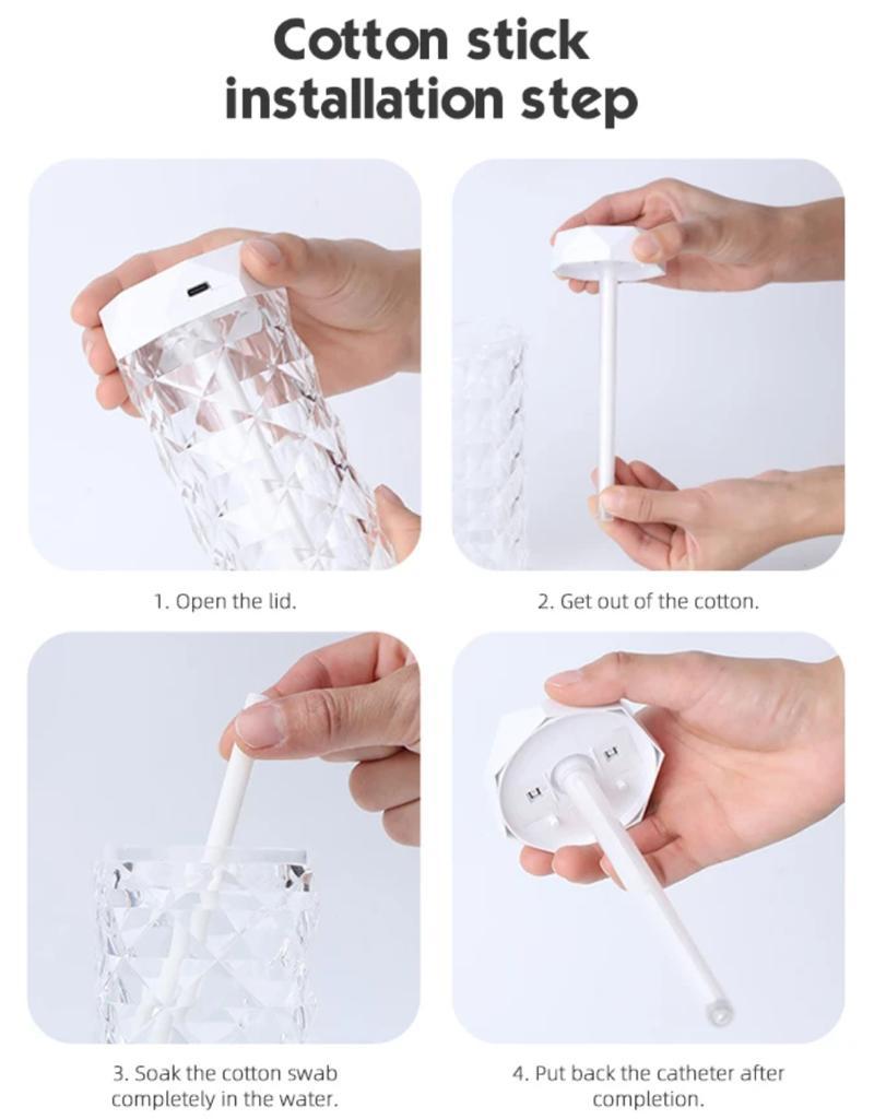 LAMPA DECORATIVA CU FUNCTIE DE UMIDIFICATOR