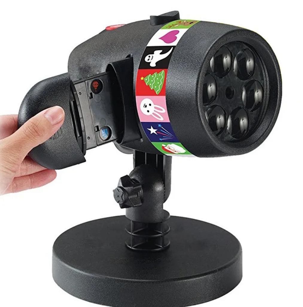 PROIECTOR PENTRU SARBATORI CU LED, 12 DIAPOZITIVE DIFERITE