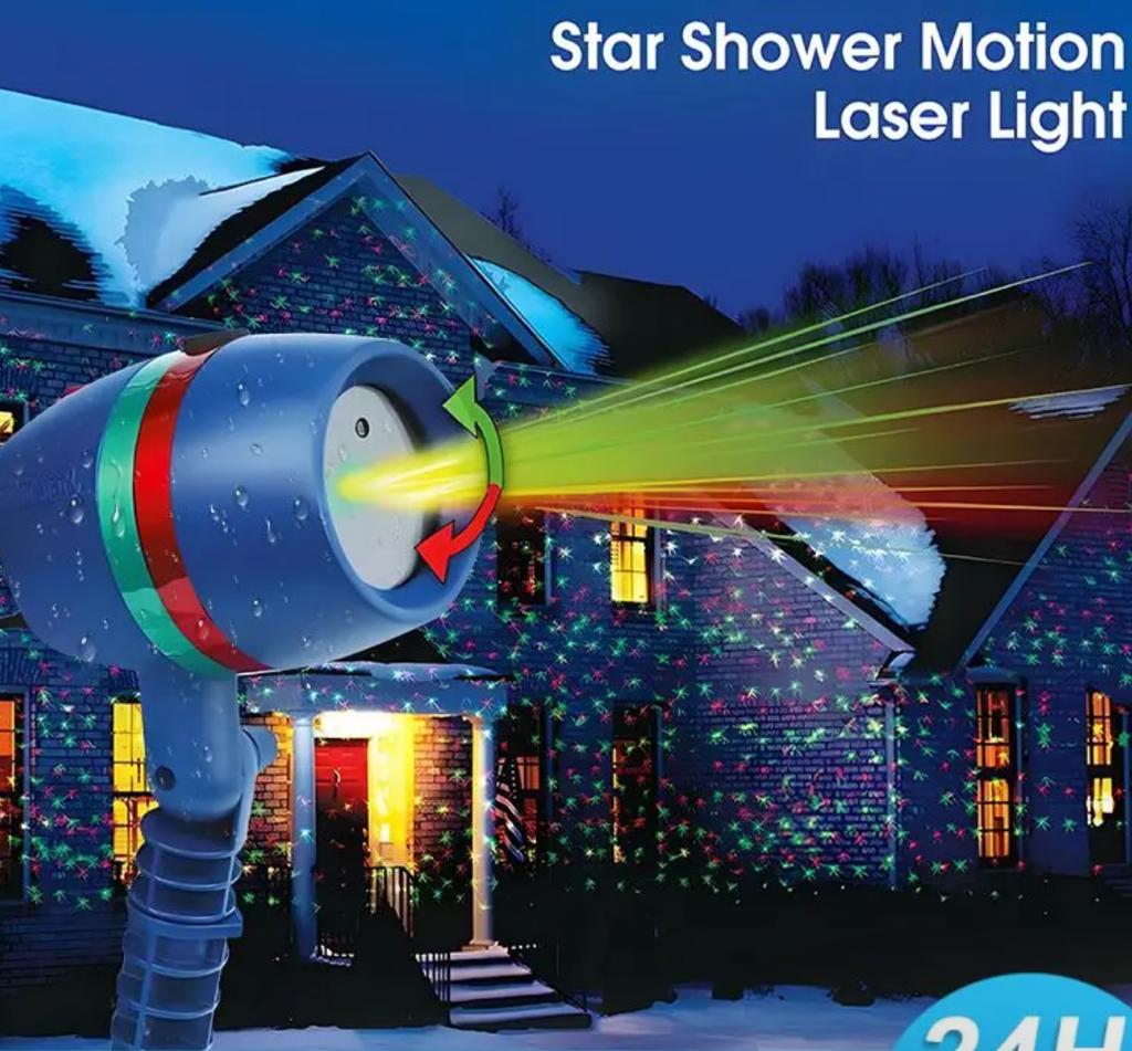 PROIECTOR LASER LIGHT cu lumini verzi si rosii