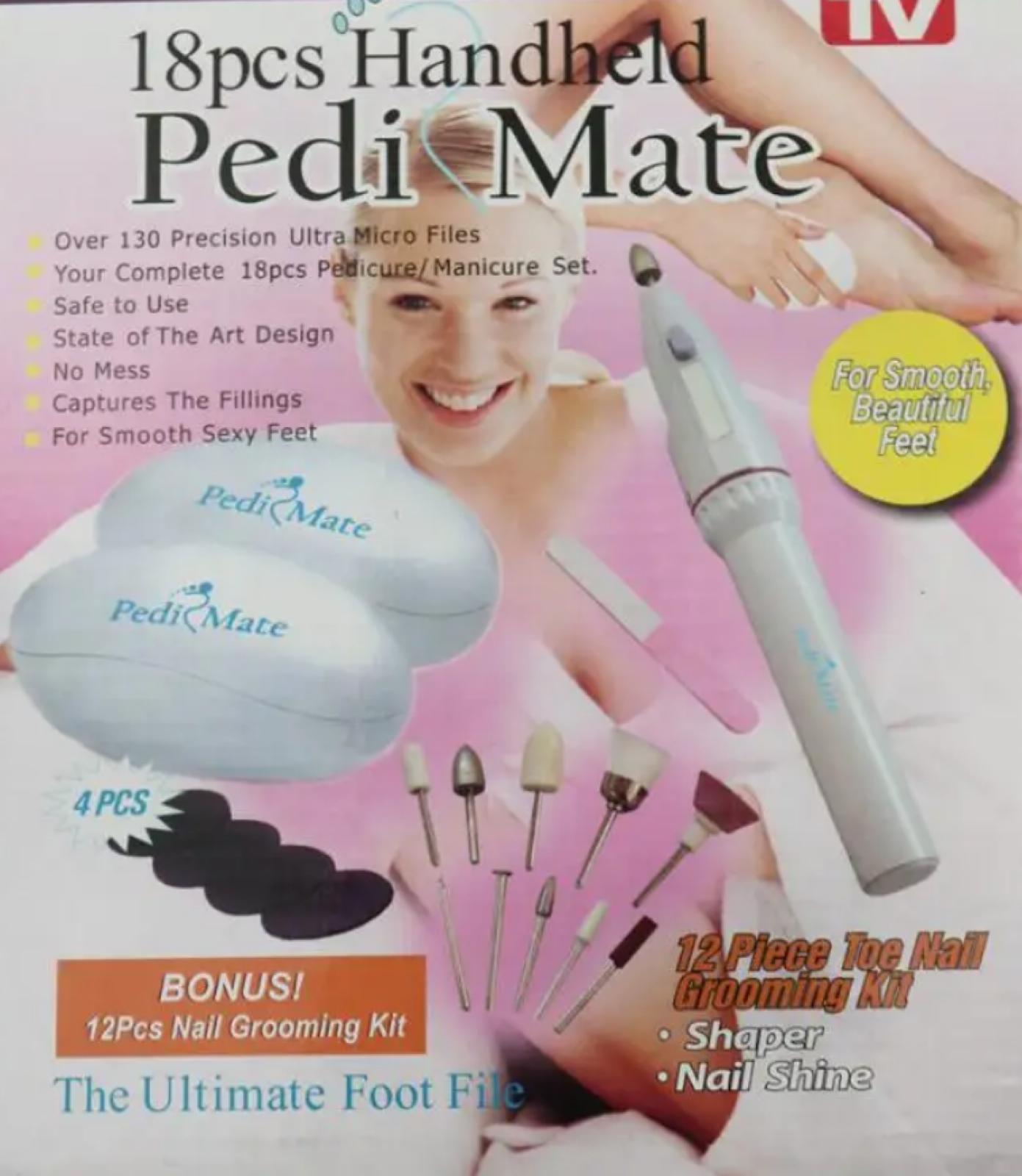 SET MANICHIURA/PEDICHIURA PEDI MATE, 18 PIESE