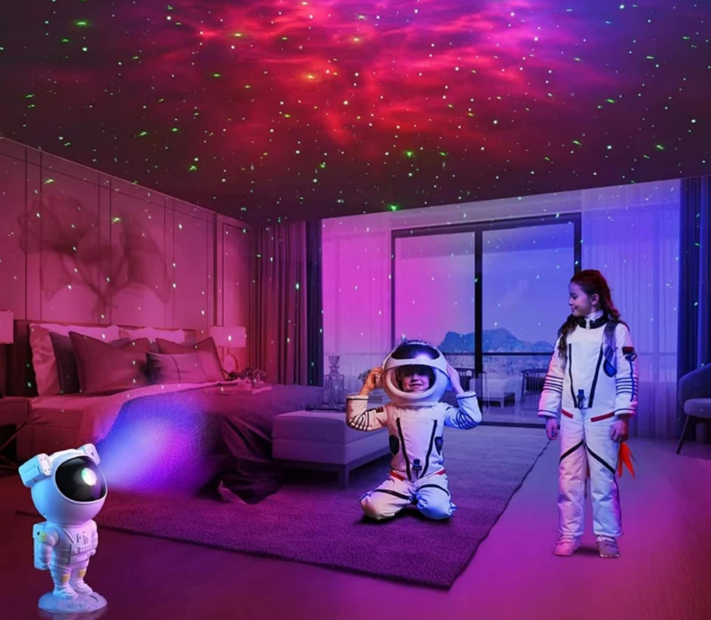 PROIECTOR/ LAMPA IN FORMA DE ASTRONAUT