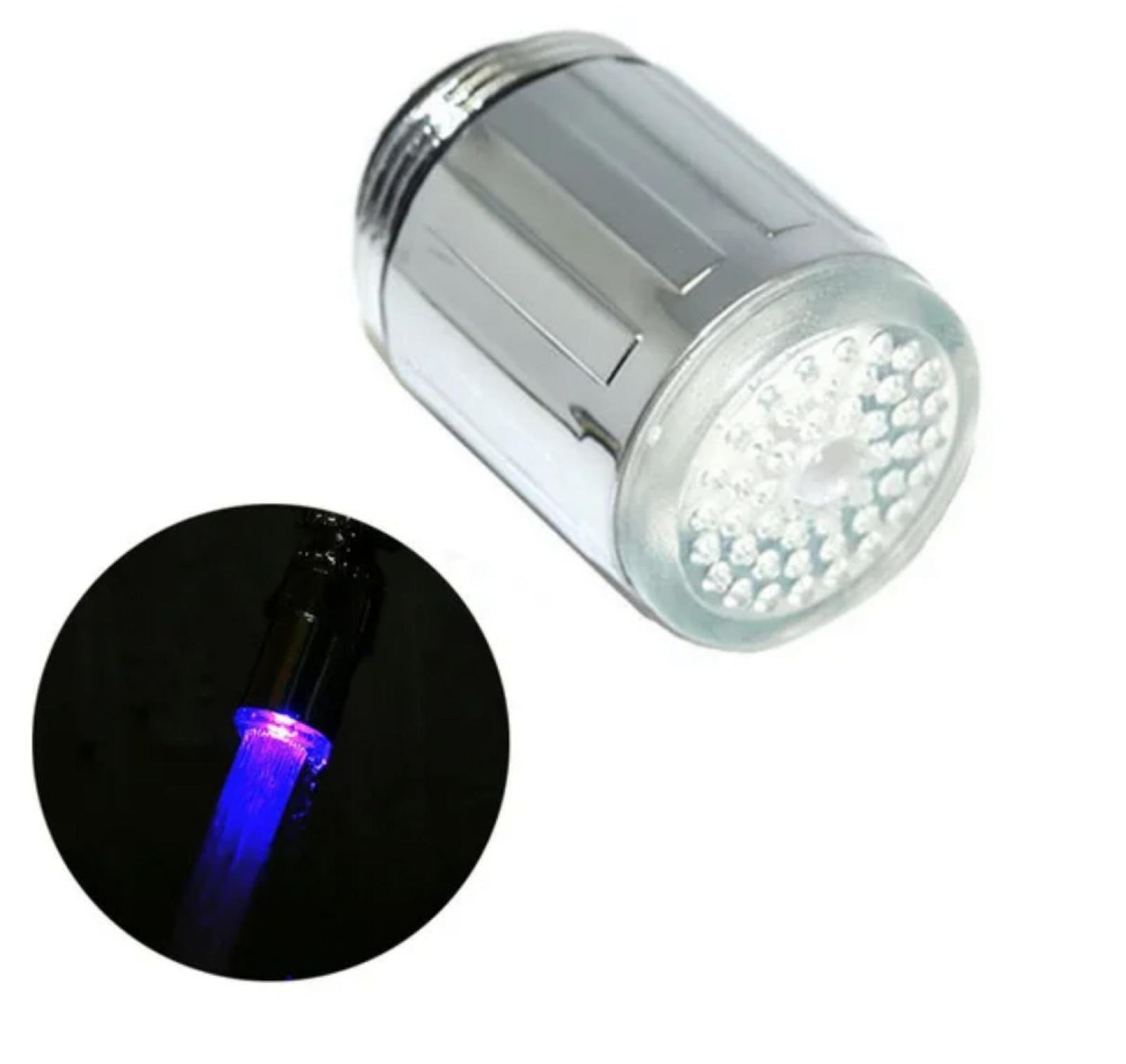 CAP DE ROBINET CU LED MULTICOLOR