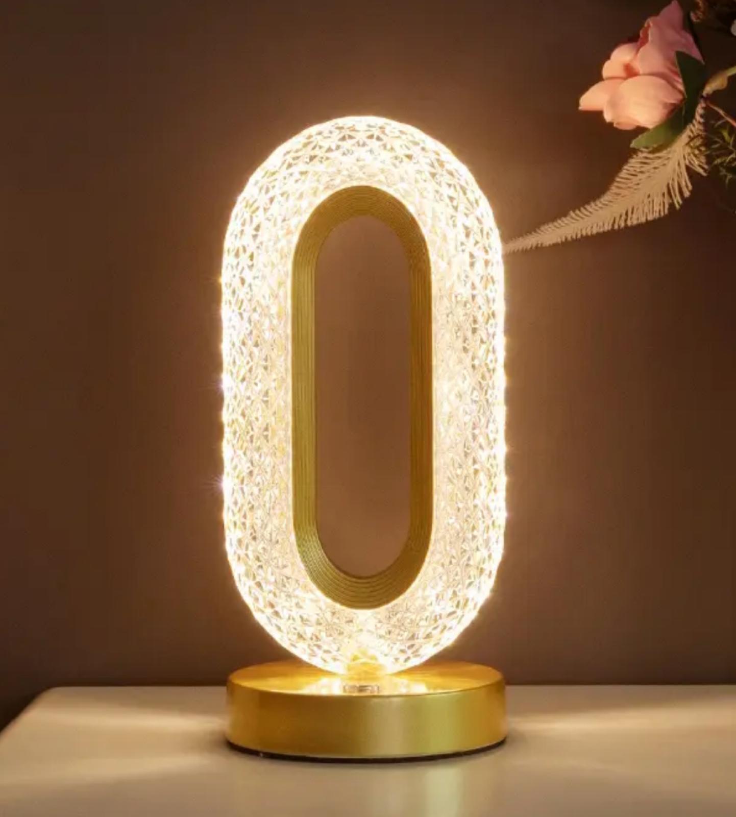 LAMPA CRYSTAL CU LED, OVALA