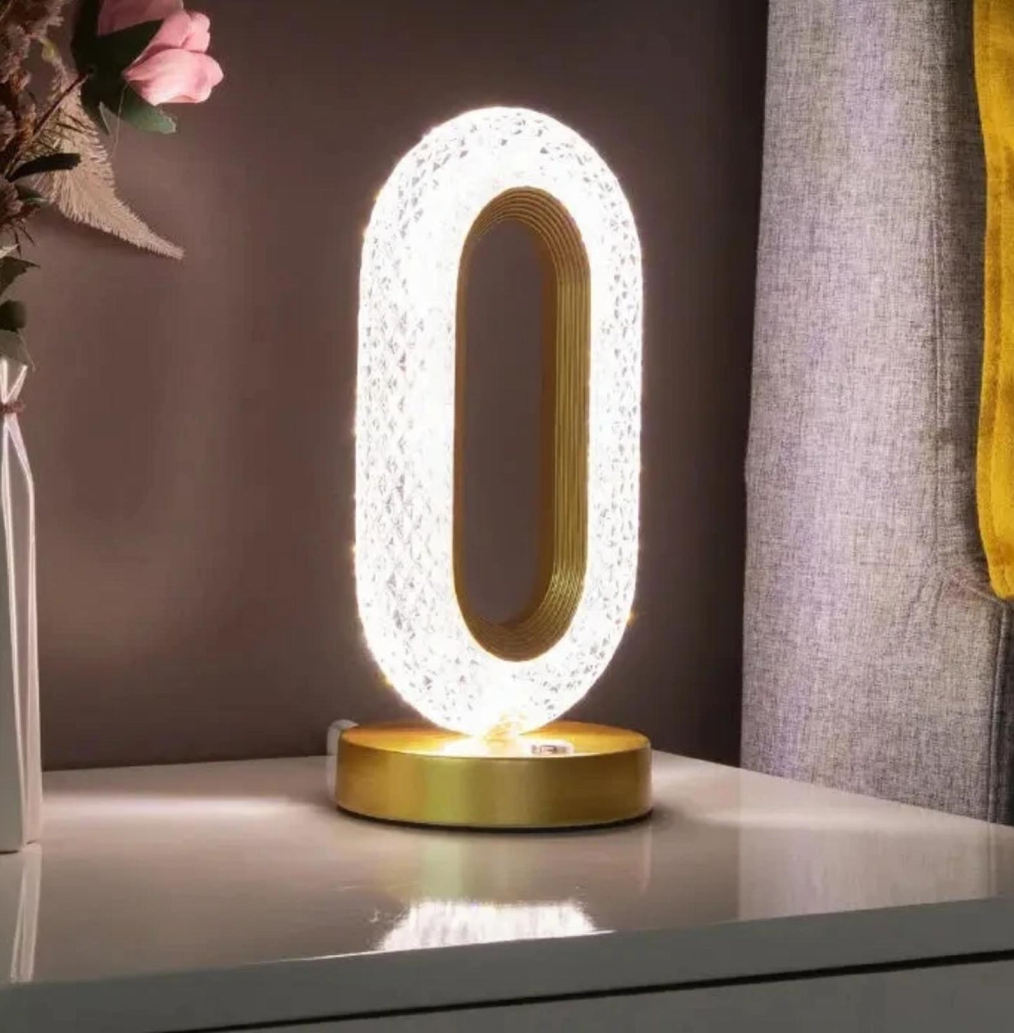 LAMPA CRYSTAL CU LED, OVALA