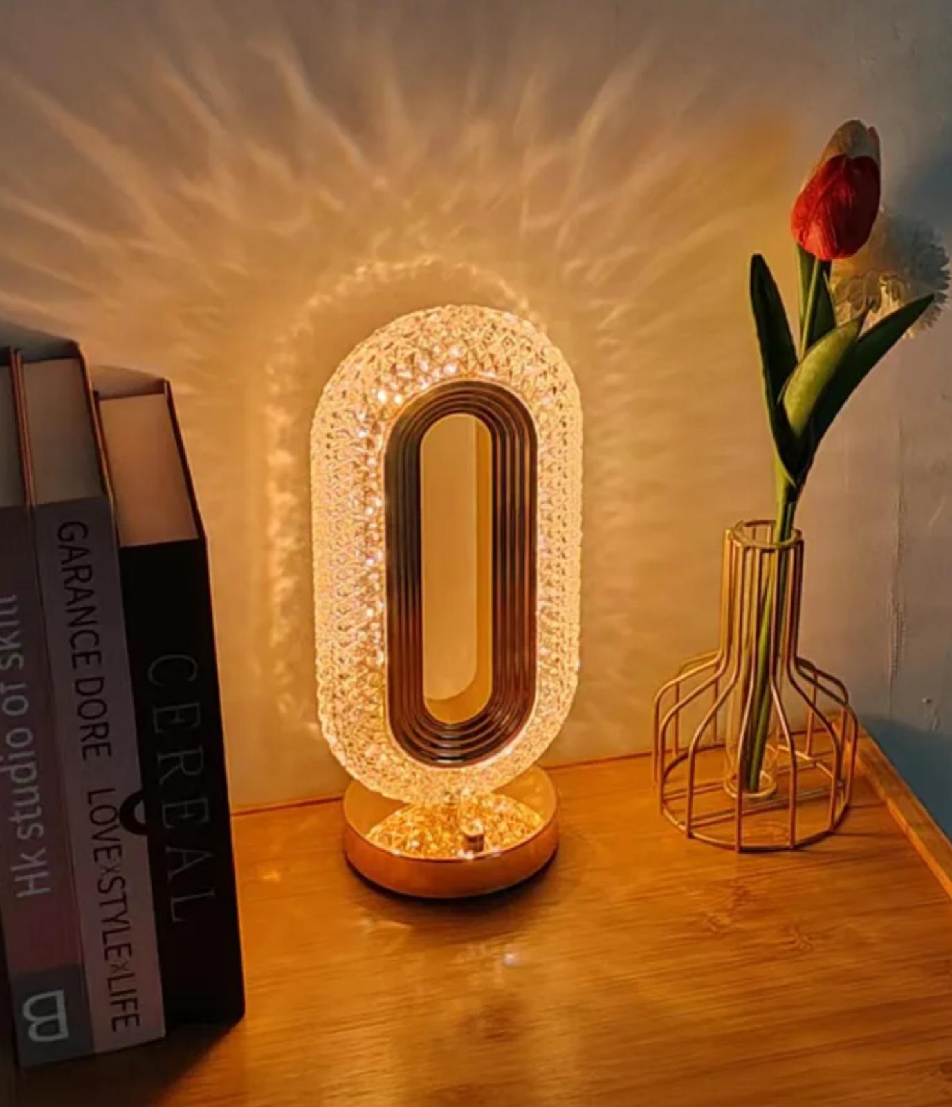 LAMPA CRYSTAL CU LED, OVALA