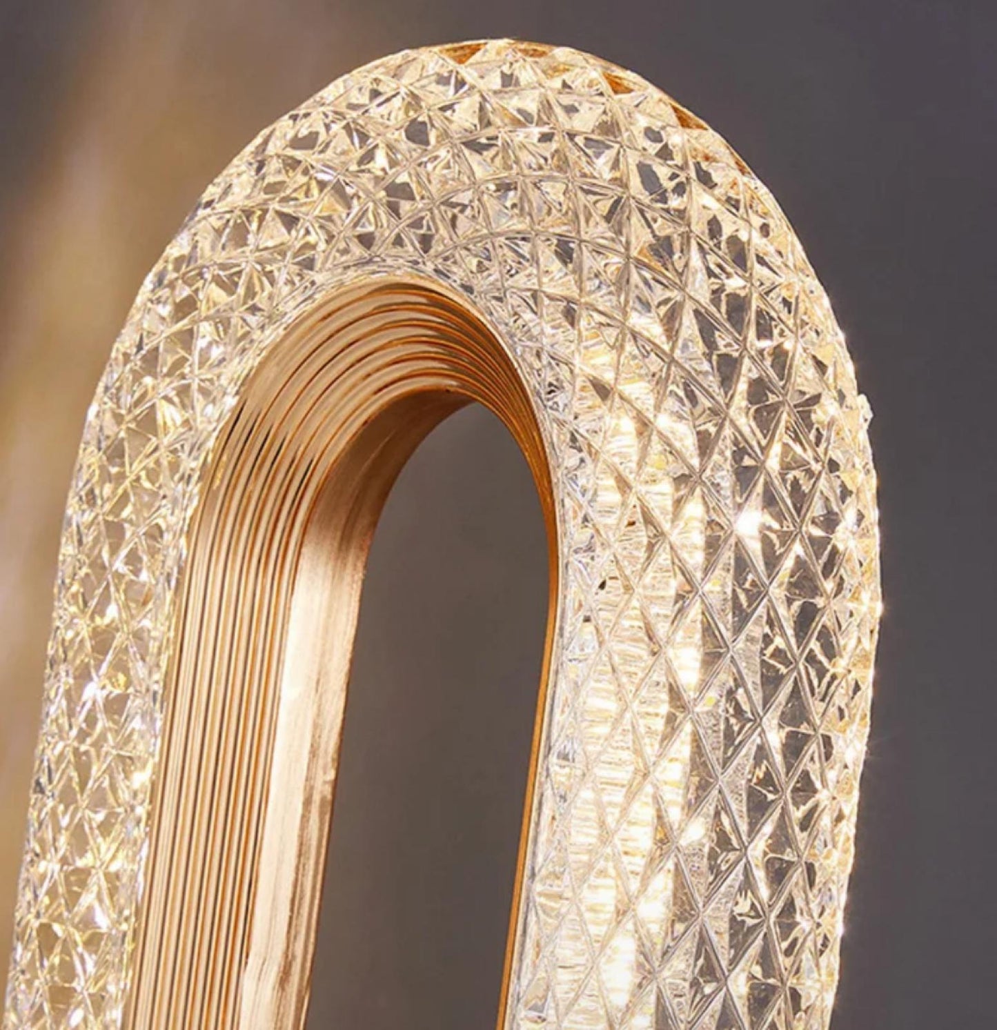 LAMPA CRYSTAL CU LED, OVALA