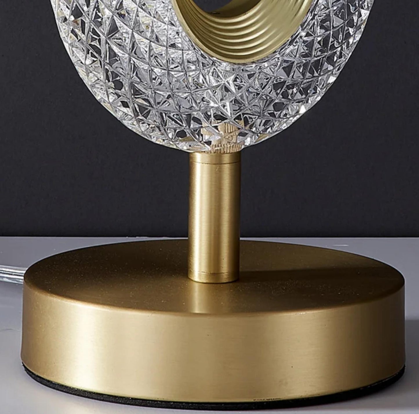 LAMPA CRYSTAL CU LED, OVALA