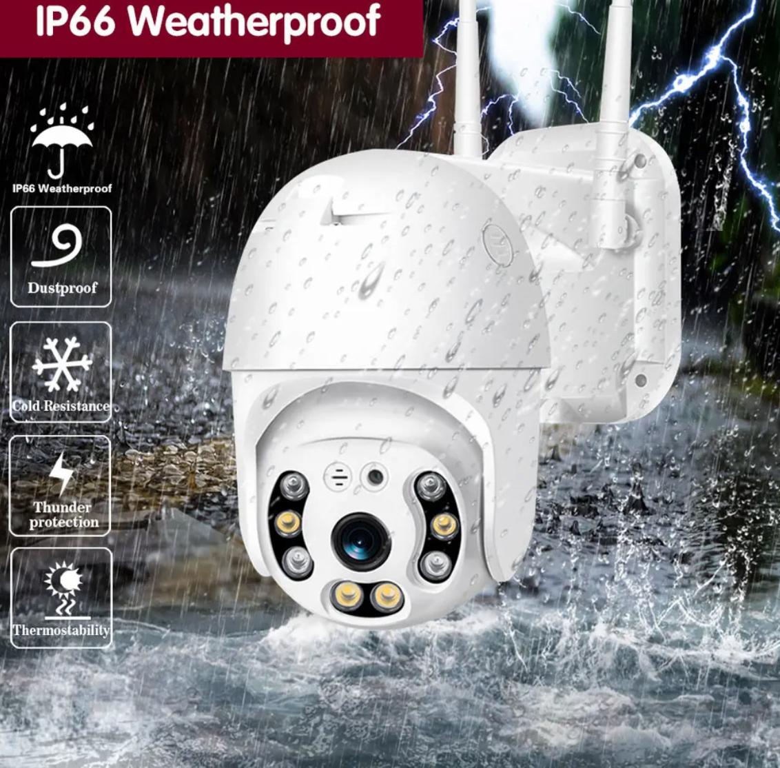 2 X CAMERA 3 MP FULL HD- WIFI cu rotire completa si vedere color