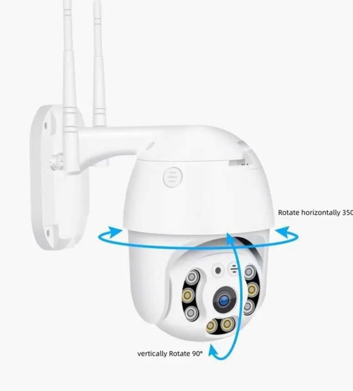 2 X CAMERA 3 MP FULL HD- WIFI cu rotire completa si vedere color