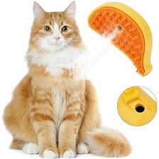Perie animale Brushy-G cu abur si peri din silicon, 3in1, pentru curățare, masaj și blană strălucitoare