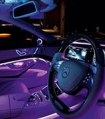 KIT LUMINI AMBIENTALE AUTO INTERIOR 4 BENZI LED RGB CU TELECOMANDA
