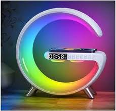 STATIE INCARCARE WIRELESS 3IN1 CU LAMPA SI BOXA BLUETOOTH