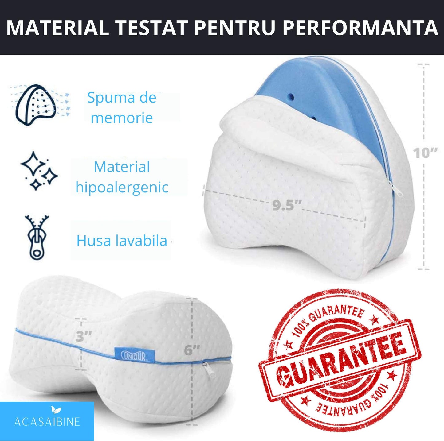 PERNA ORTOPEDICA PENTRU SOMN LINISTIT