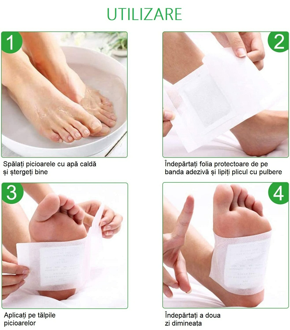 SET 50 PLASTURI PENTRU CURATAREA ORGANISMULUI