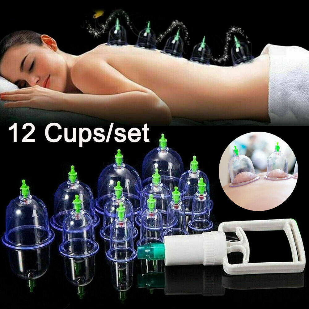 SET 12 VENTUZE VACUUM PENTRU MASAJ