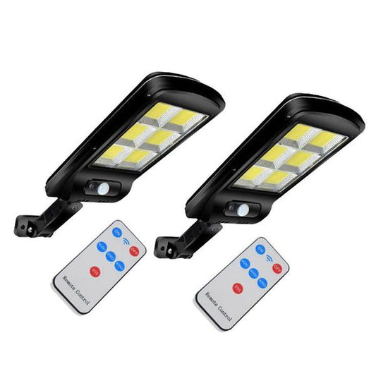 PACHET 2x LAMPA STRADALA cu INCARCARE SOLARA 30W