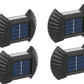 SET 4X LAMPA SOLARA CU LUMINA BIDIRECTIONALA