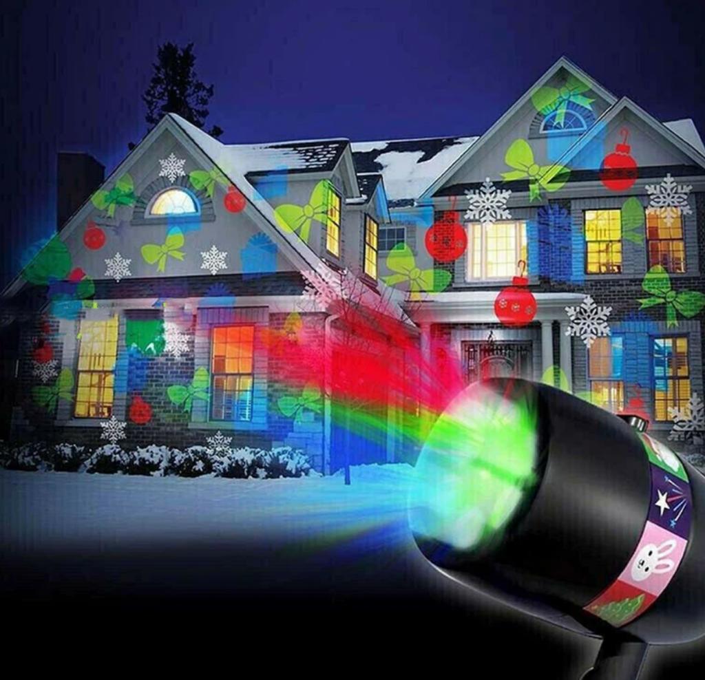 PROIECTOR PENTRU SARBATORI CU LED, 12 DIAPOZITIVE DIFERITE