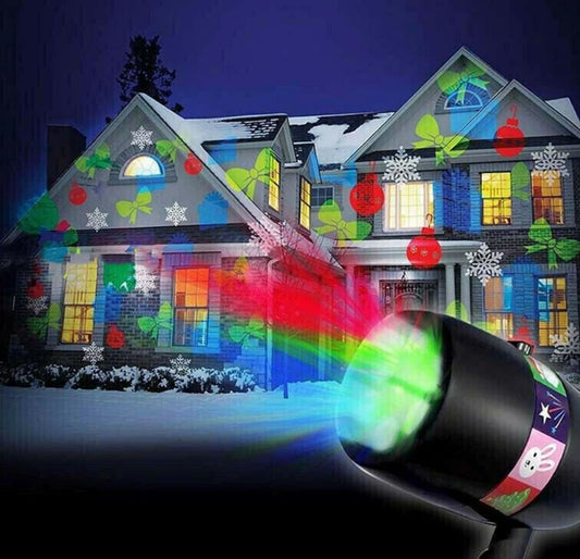 PROIECTOR PENTRU SARBATORI CU LED, 12 DIAPOZITIVE DIFERITE