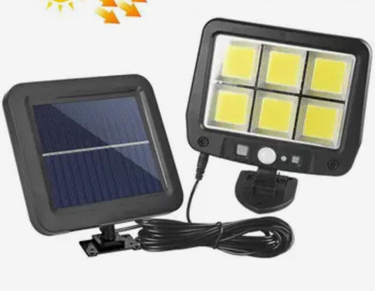 SET 4 X PROIECTOR SOLAR 120 LED CU SENZOR