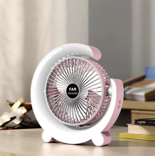 VENTILATOR REINCARCABIL SI REGLABIL 180 gr. + FUNCTIE  ILUMINARE