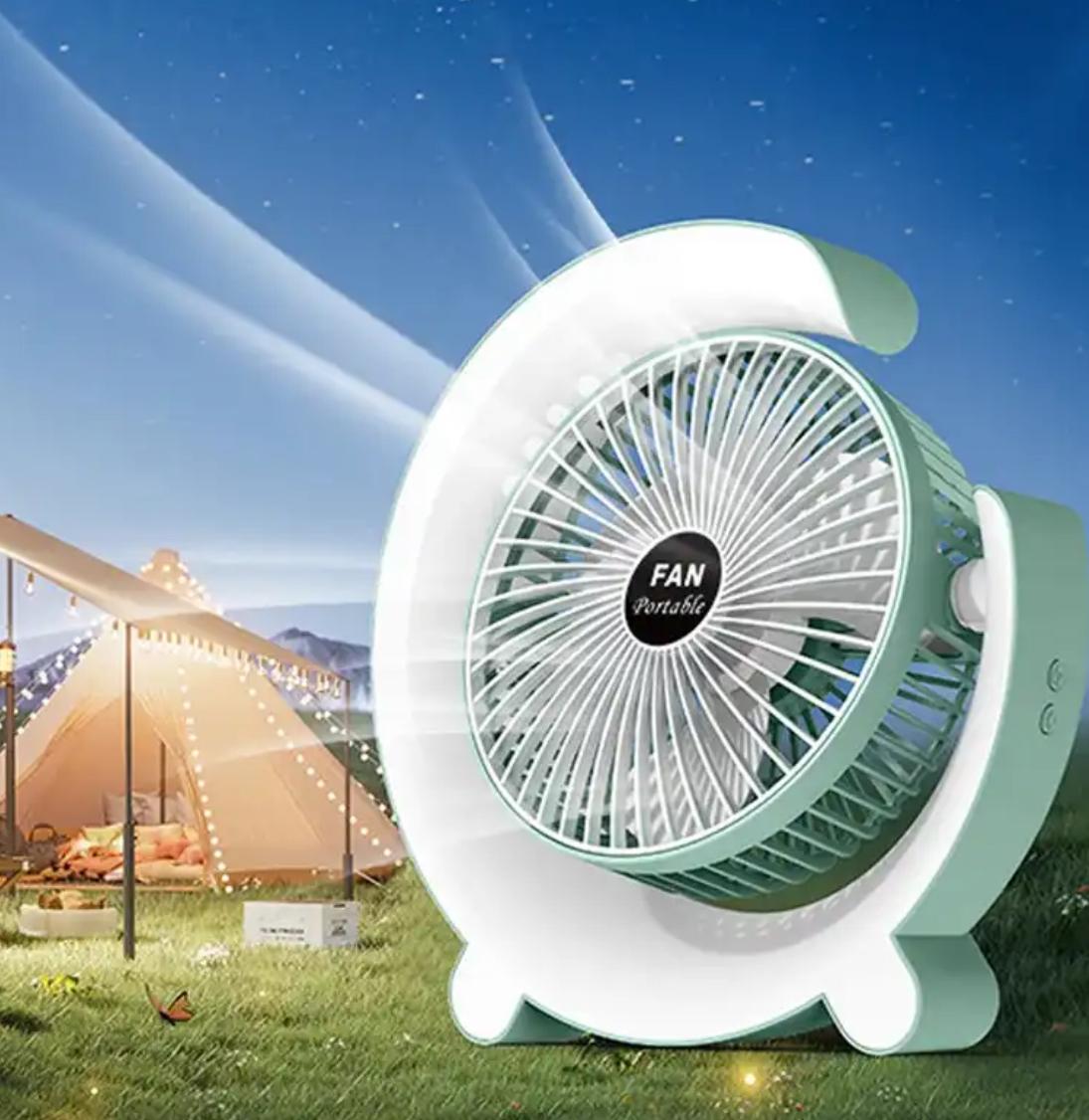 VENTILATOR REINCARCABIL SI REGLABIL 180 gr. + FUNCTIE  ILUMINARE