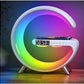 STATIE INCARCARE WIRELESS 3IN1 CU LAMPA SI BOXA BLUETOOTH