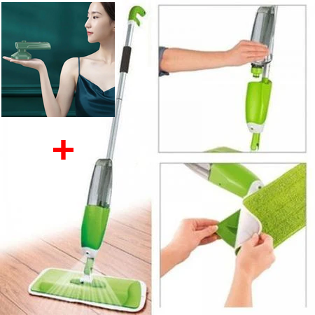 MOP PULVERIZATOR +LAVETA + MINI MASINA CALCAT
