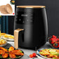 FRITEUZĂ CU AER CALD 6L + CADOU -SET DE 50 HARTII DE COPT PENTRU AIRFRYER