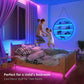 2X BANDA LED MULTICOLORA 5M, CU TELECOMANDA, 2x 5m